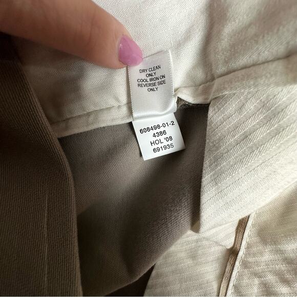 Banana Republic NEW Jackson Fit Khaki Trouser Leg Dress Pants NWT Size 14 Short - Picture 14 of 15